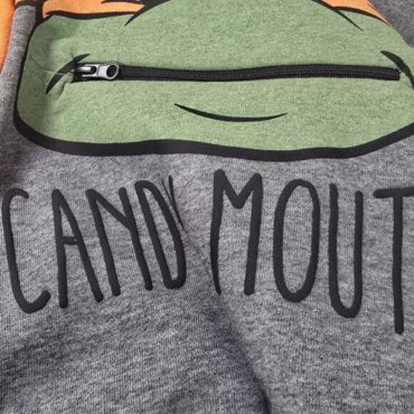 oddler Boys Teenage Mutant Ninja Turtle Sweatshirt - Grey/Yellow, 5T - Picture 3 of 4